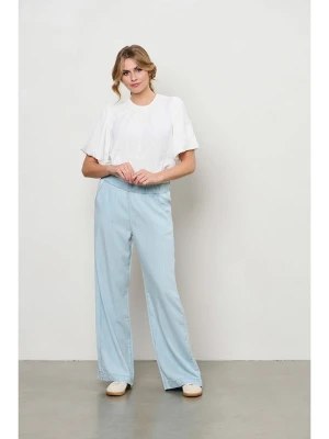 &Co Woman Spodnie "Jacinta" w kolorze błękitnym rozmiar: XL