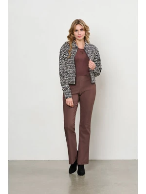 &Co Woman Spodnie "Pacey" w kolorze brązowym rozmiar: XXL