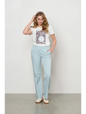 &Co Woman Spodnie "Patrice" w kolorze błękitnym rozmiar: 3XL