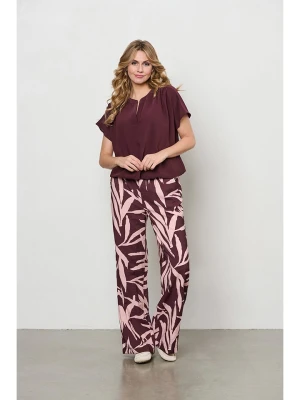 &Co Woman Spodnie w kolorze jasnoróżowo-bordowym rozmiar: L