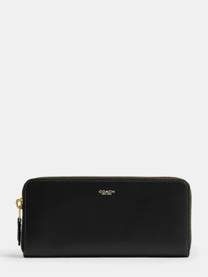 Coach Accordion Zip portfel skórzany damski