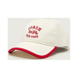 Coach Bejsbolówka HORSE AND CARRIAGE | z dodatkiem skóry