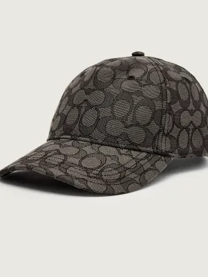 Coach Bejsbolówka | z dodatkiem skóry