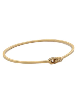 Coach Bransoletka Interlock Pave C Bangle Bracelet 37440615GLD710 Złoty