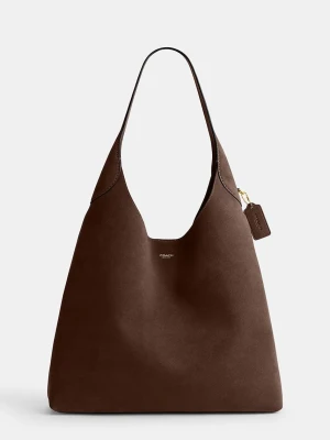 Coach Brooklyn Shoulder Bag 39 torebka shopper damska zamszowa