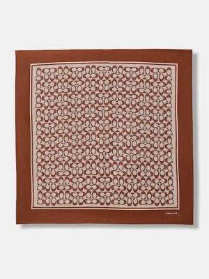 Coach chusta jedwabna