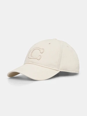 Coach czapka z daszkiem bawełniana