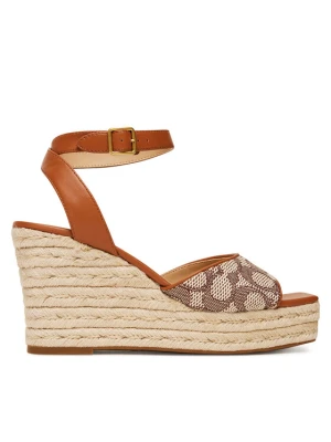 Coach Espadryle CAS80 Brązowy