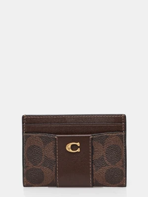 Coach etui na karty kolor brązowy CBY80