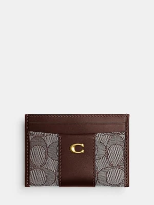 Coach etui na karty kolor brązowy CCD04