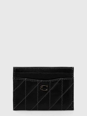 Coach etui na karty skórzane Essential Card Case kolor czarny