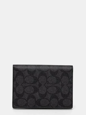 Coach etui na paszport kolor czarny 37470