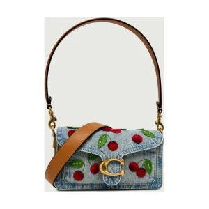 Coach Jeansowa torebka na ramię TABBY 20 | z dodatkiem skóry