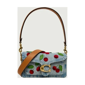 Coach Jeansowa torebka na ramię TABBY 20 | z dodatkiem skóry