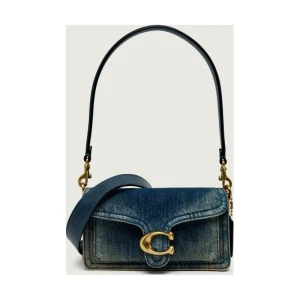 Coach Jeansowa torebka na ramię TABBY | z dodatkiem skóry