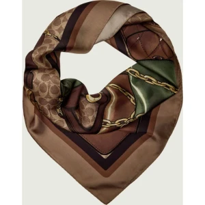 Coach Jedwabna chusta STACKED TABBY