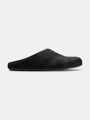 Coach klapki mules damskie skórzane Sculpted C Soft Mule czarny
