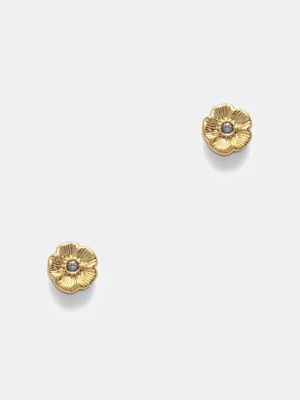 Coach kolczyki damskie metalowe