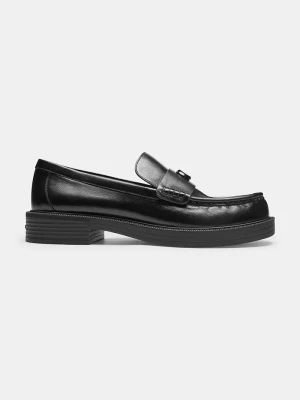 Coach loafersy damskie skórzane Astor Loafer czarny