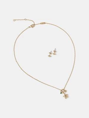 Coach naszyjnik i kolczyki