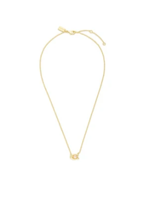 Coach Naszyjnik Pearl Signature C Pendant Necklace 37341916GLD651 Złoty
