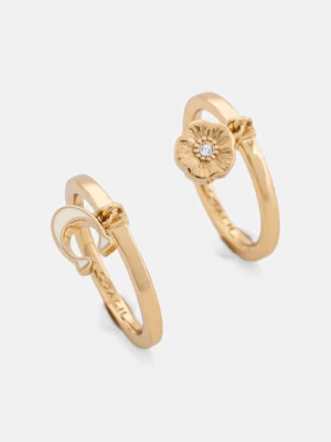 Coach pierścionek damski 2-pack