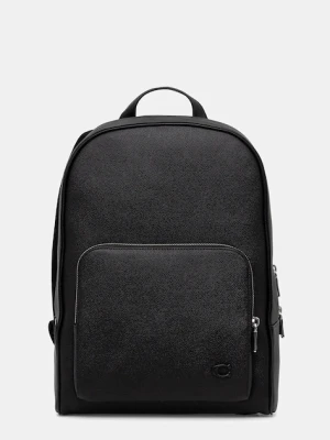 Coach plecak skórzany Wade męski kolor czarny duży gładki CCB91