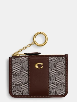 Coach portfel damski kolor brązowy CCD13