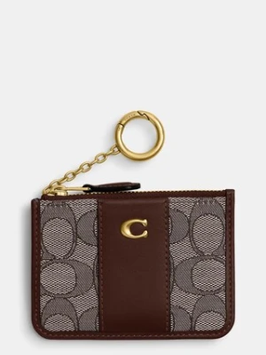 Coach portfel damski kolor brązowy CCD13