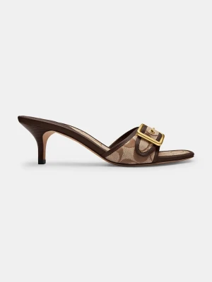 Coach sandały na wysokim obcasie damskie Margot Sandal zielony