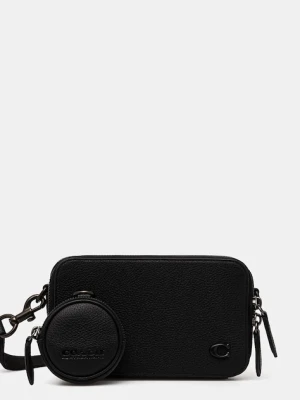 Coach saszetka skórzana Charter Slim Crossbody kolor czarny