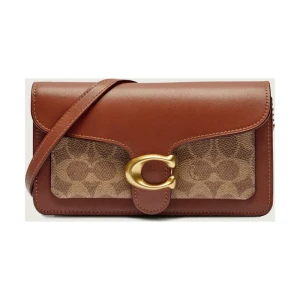 Coach Skórzana listonoszka/kopertówka Tabby Chain