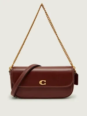 Coach Skórzana torebka na ramię Brook
