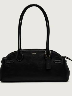 Coach Skórzana torebka na ramię Empire Carryall 34 czarny