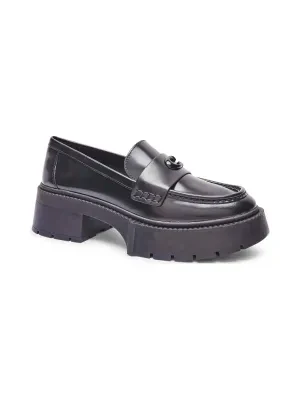 Coach Skórzane loafersy LEAH