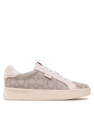Coach Sneakersy Lowline Jacquard G5037 Beżowy