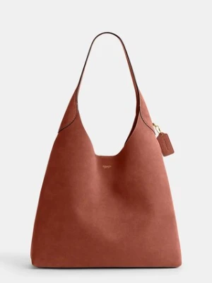 Coach Suade Brooklyn Shoulder Bag 39 torebka shopper damska zamszowa