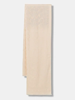 Coach szalik z domieszką jedwabiu