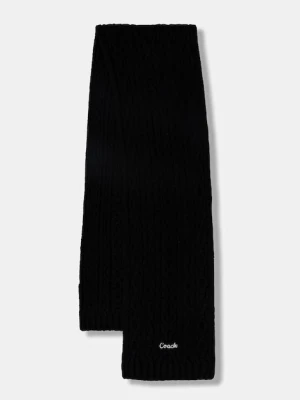 Coach szalik z domieszką wełny
