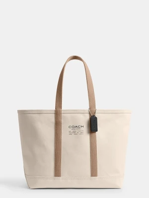 Coach torba bawełniana Utility Tote beżowy