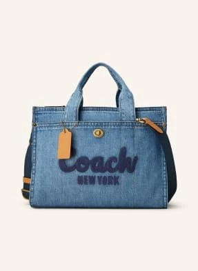 Coach Torba Shopper Cargo blau