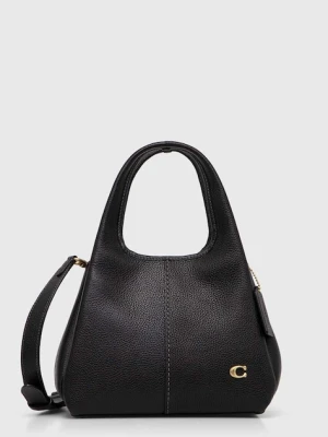 Coach torebka crossbody damska skórzana Lana Shoulder Bag 23 czarny
