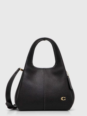 Coach torebka crossbody damska skórzana Lana Shoulder Bag 23 czarny