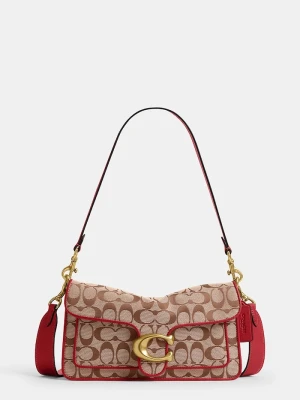 Coach torebka crossbody damska Soft Tabby Shoulder Bag 26 brązowy