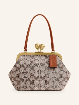 Zdjęcie produktu Coach Torebka Crystal Signature Z Ozdobnymi Kamykami braun