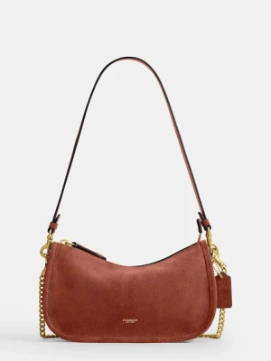 Coach torebka damska skórzana Suede Waverly