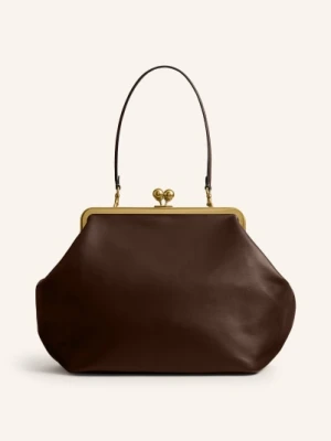 Coach Torebka Kisslock Frame Large braun