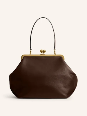 Coach Torebka Kisslock Frame Large braun