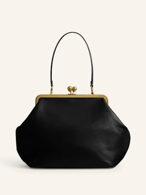 Coach Torebka Kisslock Frame Large schwarz