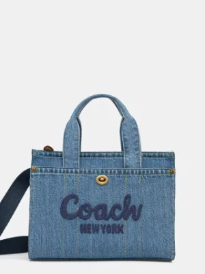 Coach torebka kolor niebieski CR659